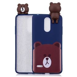 Cute Bear Soft 3D Climbing Doll Soft Case for LG K8 2017 M200N EU Version (5.0 inch)