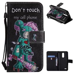 One Eye Mice PU Leather Wallet Case for LG K8 (2018) / LG K9