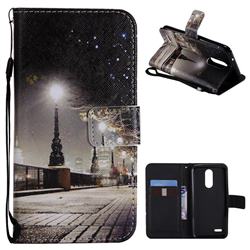 City Night View PU Leather Wallet Case for LG K8 (2018) / LG K9