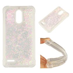 Dynamic Liquid Glitter Sand Quicksand Star TPU Case for LG Stylus 3 Stylo3 K10 Pro LS777 M400DK - Pink