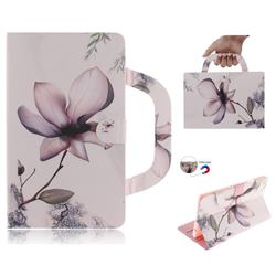 Magnolia Flower Handbag Tablet Leather Wallet Flip Cover for Lenovo Tab3 8 Plus