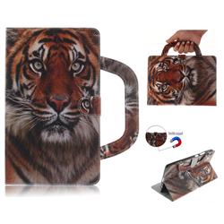 Siberian Tiger Handbag Tablet Leather Wallet Flip Cover for Lenovo Tab3 8 Plus