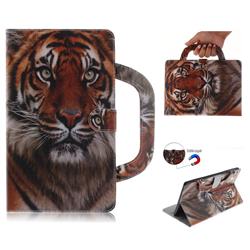 Siberian Tiger Handbag Tablet Leather Wallet Flip Cover for Lenovo Tab 4 8 Plus