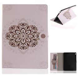 Datura Flowers Painting Tablet Leather Wallet Flip Cover for Lenovo Tab4 10 (Lenovo TB-X304F/L)