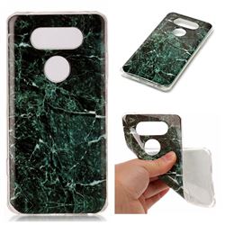 Dark Green Soft TPU Marble Pattern Case for LG V20