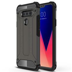 King Kong Armor Premium Shockproof Dual Layer Rugged Hard Cover for LG V40 ThinQ - Bronze