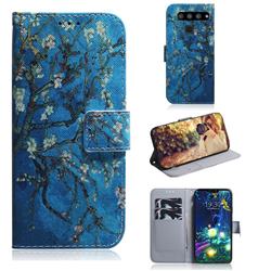 Apricot Tree PU Leather Wallet Case for LG V50 ThinQ 5G