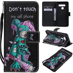 One Eye Mice PU Leather Wallet Case for LG V50 ThinQ 5G