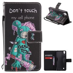 One Eye Mice PU Leather Wallet Case for LG X Power LS755 K220DS K220 US610 K450