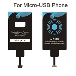 YOGEE Universal Wireless Charger Receiver Qi Receiver for Micro-USB Phone