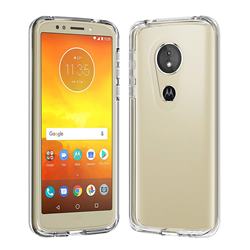 Transparent 2 in 1 Drop-proof Cell Phone Back Cover for Motorola Moto E5