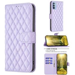Binfen Color BF-14 Fragrance Protective Wallet Flip Cover for Motorola Moto G31 G41 - Purple