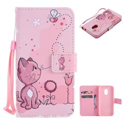 Cats and Bees PU Leather Wallet Case for Motorola Moto G4 Play