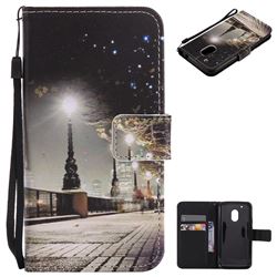 City Night View PU Leather Wallet Case for Motorola Moto G4 Play
