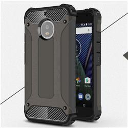 King Kong Armor Premium Shockproof Dual Layer Rugged Hard Cover for Motorola Moto G5S - Bronze