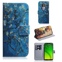 Apricot Tree PU Leather Wallet Case for Motorola Moto G7 Power