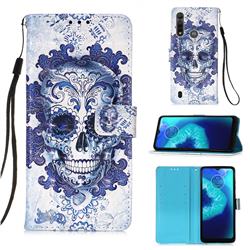 Cloud Kito 3D Painted Leather Wallet Case for Motorola Moto G8 Power Lite