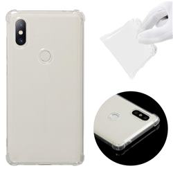 Anti-fall Clear Soft Back Cover for Xiaomi Mi Mix 2S - Transparent