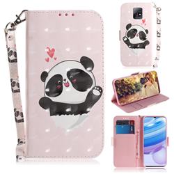Heart Cat 3D Painted Leather Wallet Phone Case for Xiaomi Redmi 10X 5G