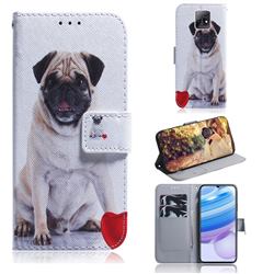Pug Dog PU Leather Wallet Case for Xiaomi Redmi 10X 5G