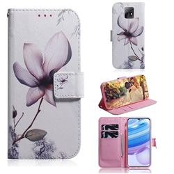 Magnolia Flower PU Leather Wallet Case for Xiaomi Redmi 10X 5G