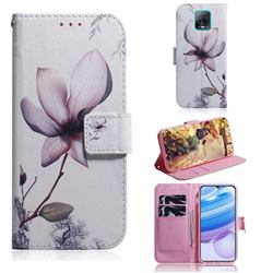 Magnolia Flower PU Leather Wallet Case for Xiaomi Redmi 10X Pro 5G