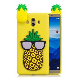 Big Pineapple Soft 3D Climbing Doll Soft Case for Huawei Mate 10 (5.9 inch, front Fingerprint)