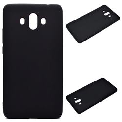 Candy Soft Silicone Protective Phone Case for Huawei Mate 10 (5.9 inch, front Fingerprint) - Black