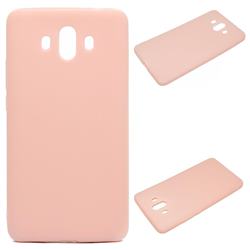Candy Soft Silicone Protective Phone Case for Huawei Mate 10 (5.9 inch, front Fingerprint) - Pink