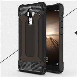 King Kong Armor Premium Shockproof Dual Layer Rugged Hard Cover for Huawei Mate9 Mate 9 - Black Gold