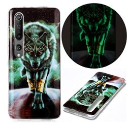 Wolf King Noctilucent Soft TPU Back Cover for Xiaomi Mi 10 / Mi 10 Pro 5G