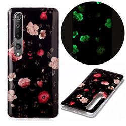 Rose Flower Noctilucent Soft TPU Back Cover for Xiaomi Mi 10 / Mi 10 Pro 5G