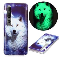 Galaxy Wolf Noctilucent Soft TPU Back Cover for Xiaomi Mi 10 / Mi 10 Pro 5G