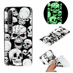 Red-eye Ghost Skull Noctilucent Soft TPU Back Cover for Xiaomi Mi 10 / Mi 10 Pro 5G