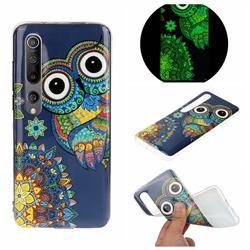 Tribe Owl Noctilucent Soft TPU Back Cover for Xiaomi Mi 10 / Mi 10 Pro 5G
