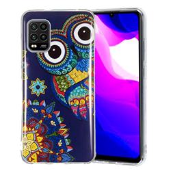 Tribe Owl Noctilucent Soft TPU Back Cover for Xiaomi Mi 10 Lite