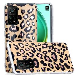 Leopard Galvanized Rose Gold Marble Phone Back Cover for Xiaomi Mi 10T / 10T Pro 5G