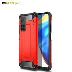 King Kong Armor Premium Shockproof Dual Layer Rugged Hard Cover for Xiaomi Mi 10T / 10T Pro 5G - Big Red