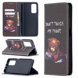 Chainsaw Bear Slim Magnetic Attraction Wallet Flip Cover for Xiaomi Mi 10T / 10T Pro 5G