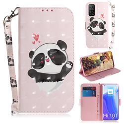 Heart Cat 3D Painted Leather Wallet Phone Case for Xiaomi Mi 10T / 10T Pro 5G
