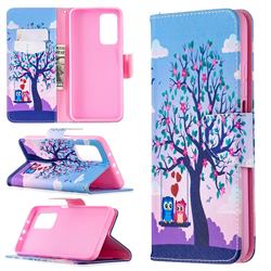Tree and Owls Leather Wallet Case for Xiaomi Mi 10T / 10T Pro 5G