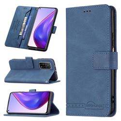 Binfen Color RFID Blocking Leather Wallet Case for Xiaomi Mi 10T / 10T Pro 5G - Blue