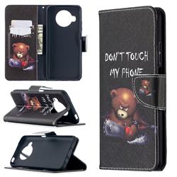 Chainsaw Bear Leather Wallet Case for Xiaomi Mi 10T Lite 5G