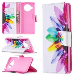 Seven-color Flowers Leather Wallet Case for Xiaomi Mi 10T Lite 5G