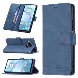 Binfen Color RFID Blocking Leather Wallet Case for Xiaomi Mi 10T Lite 5G - Blue