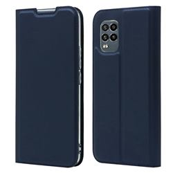 Ultra Slim Card Magnetic Automatic Suction Leather Wallet Case for Xiaomi Mi 10T Lite 5G - Royal Blue