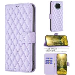 Binfen Color BF-14 Fragrance Protective Wallet Flip Cover for Xiaomi Mi 10T Lite 5G - Purple