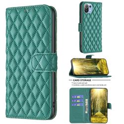 Binfen Color BF-14 Fragrance Protective Wallet Flip Cover for Xiaomi Mi 11 Lite - Green