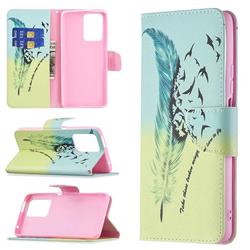 Feather Bird Leather Wallet Case for Xiaomi Mi 11T / 11T Pro