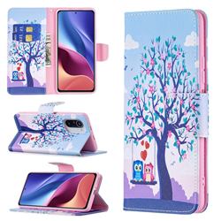Tree and Owls Leather Wallet Case for Xiaomi Mi 11i / Poco F3